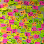 mur de post-it